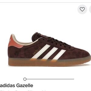 Adidas Gazelle Brown and Pink Sneakers